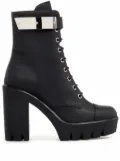 Giuseppe Zanotti Fran block-heel cargo boots - Black