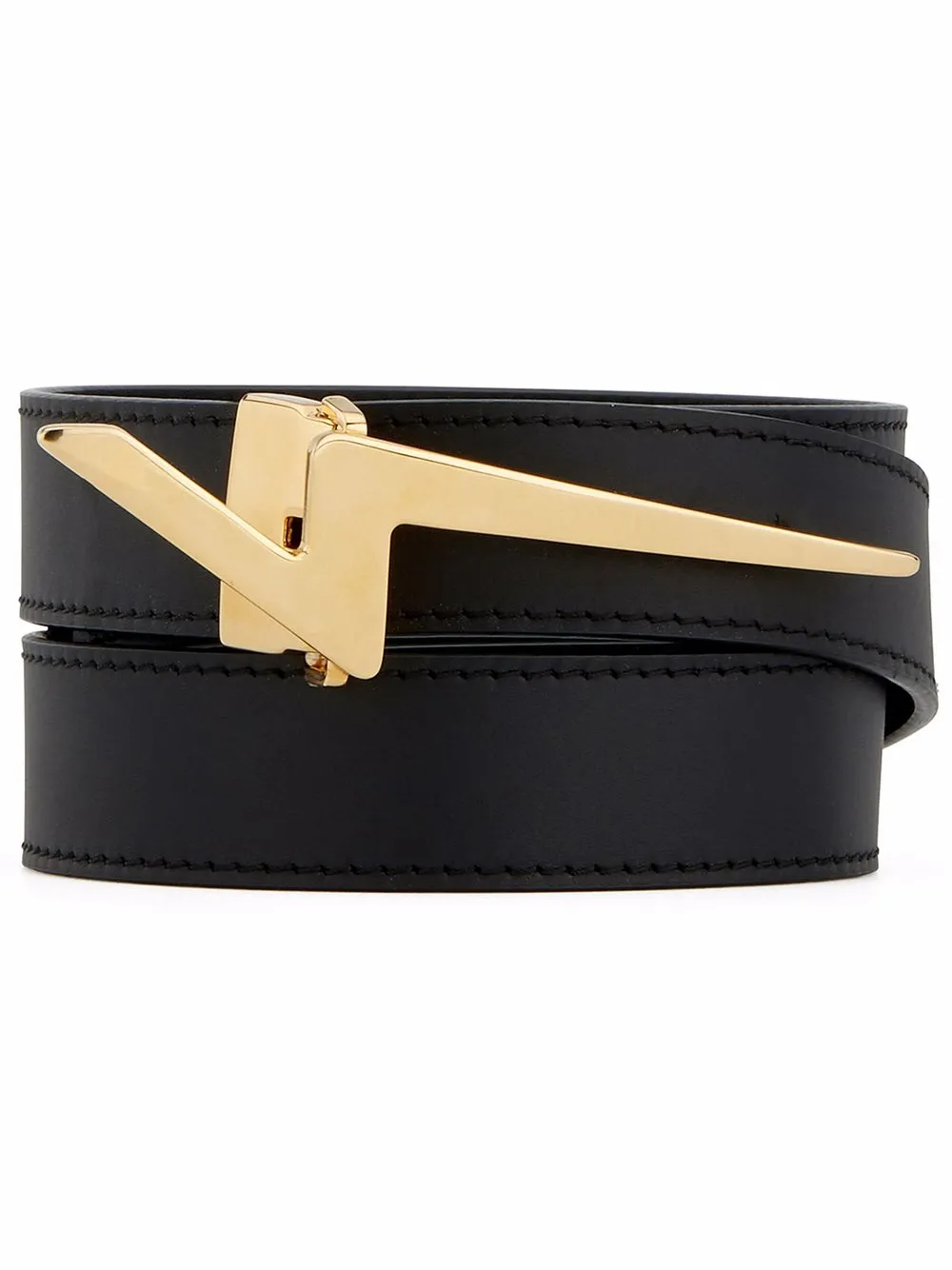 

Giuseppe Zanotti GZ Flash leather belt - Black