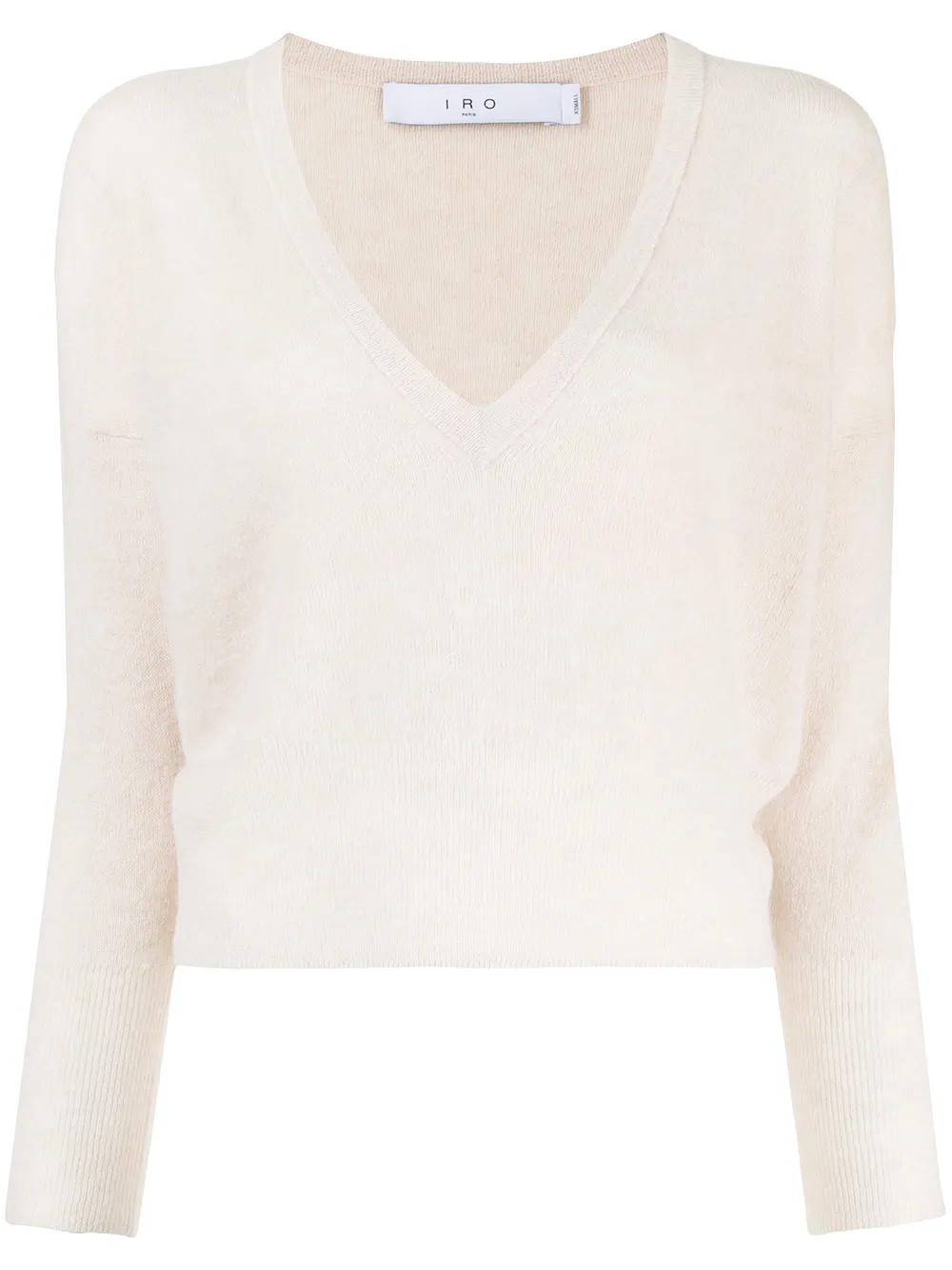 

IRO V-neck wool blend jumper - Neutrals