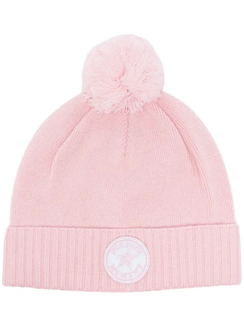Perfect Moment logo-patch merino beanie 