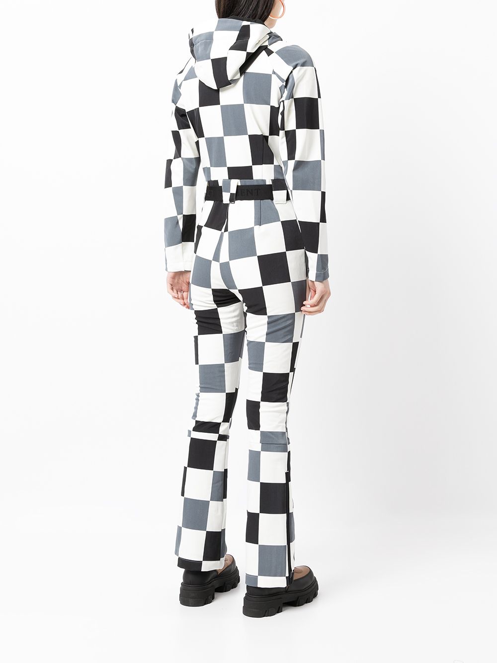 Perfect Moment Star Checked one-piece Ski Suit - Farfetch