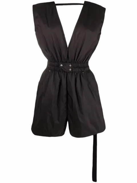 Rick Owens DRKSHDW belted sleeveless playsuit