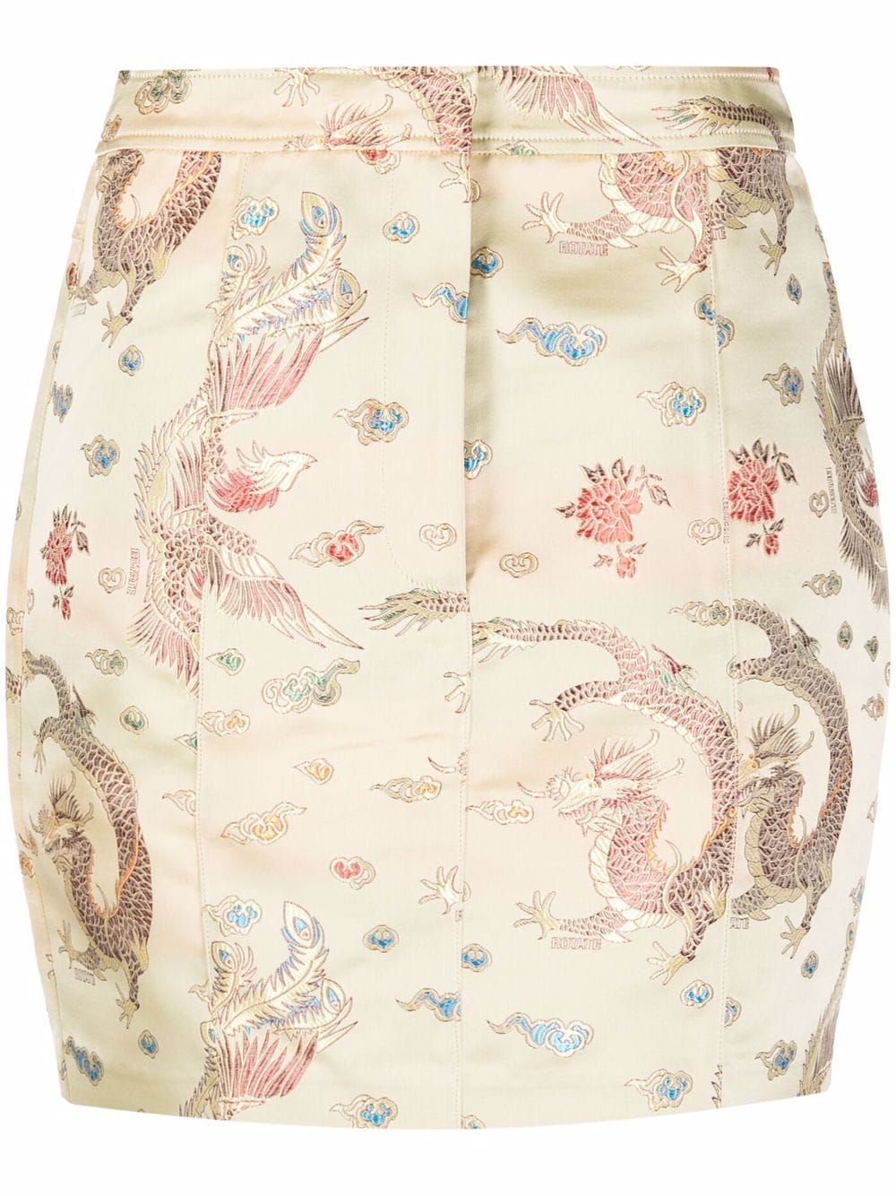 ROTATE Dragon Print Mini Skirt - Farfetch