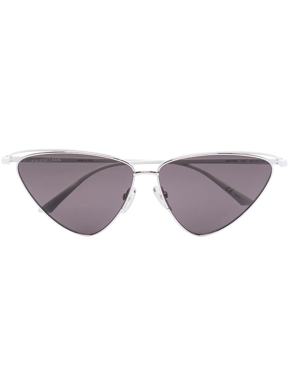 

Balenciaga Eyewear triangle-frames tinted sunglasses - White