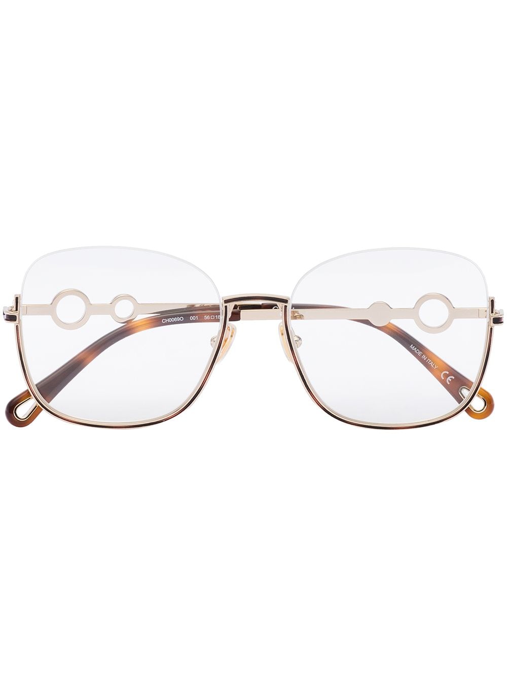 фото Chloé eyewear очки sofya в массивной оправе