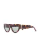 Saint Laurent Eyewear SLM94 tortoise-shell cat-eye frame sunglasses