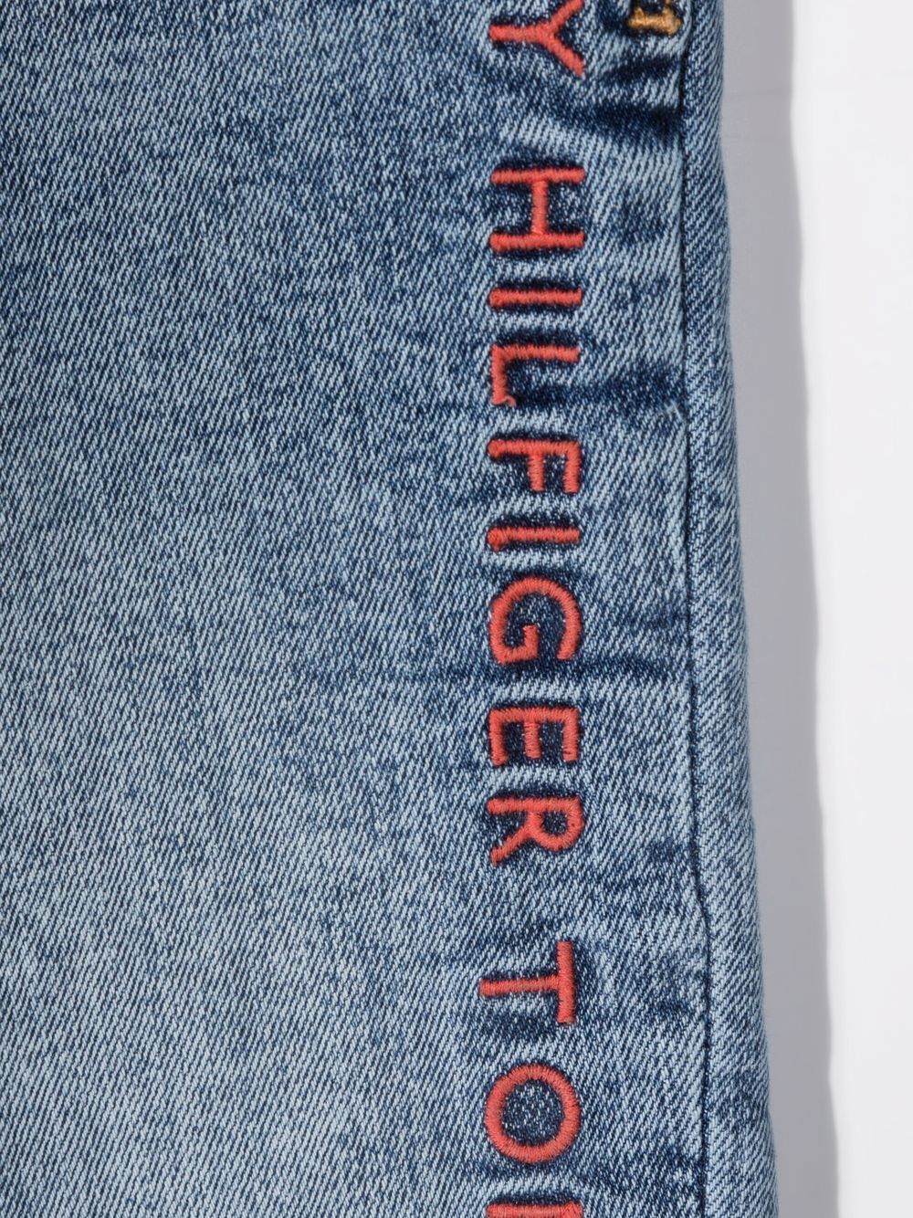 фото Tommy hilfiger junior джинсы скинни с вышитым логотипом