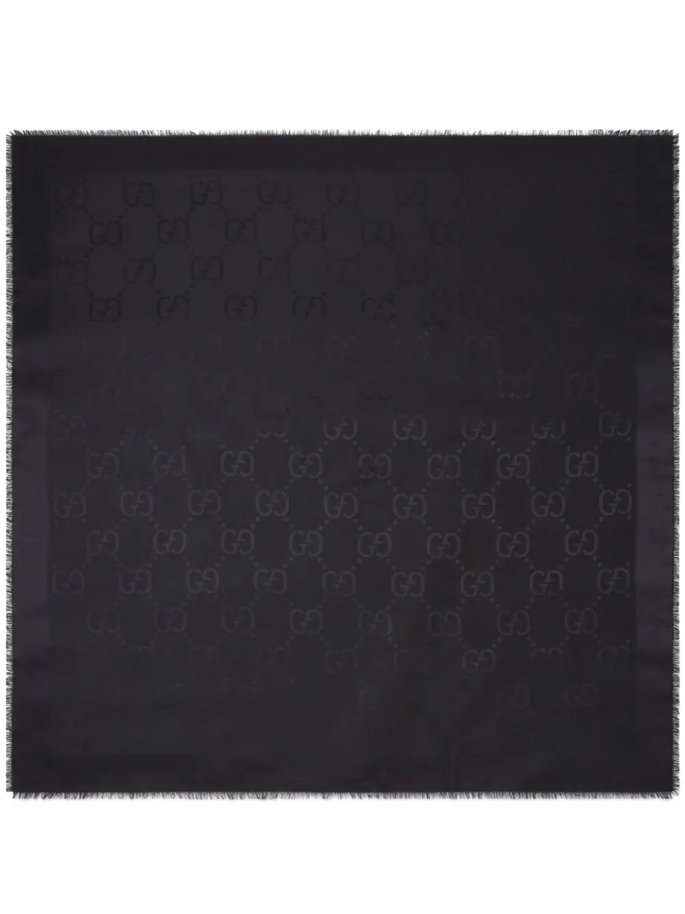 Gucci Sjaal met jacquard - Zwart