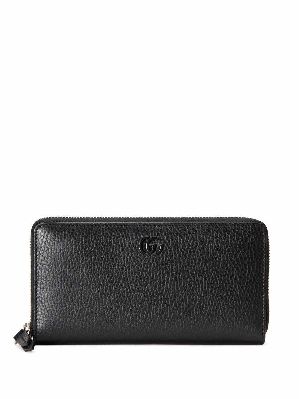 

Gucci cartera con placa del logo - Negro