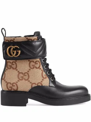 gucci leopard boots