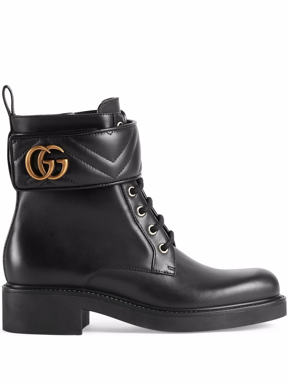 Gucci logo-plaque ankle boots | Smart Closet