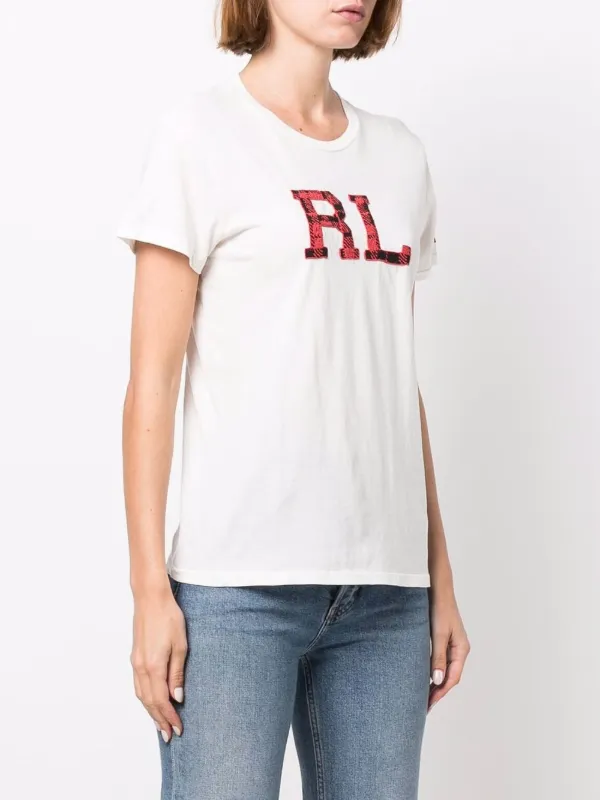 Polo Ralph Lauren white logo-print 