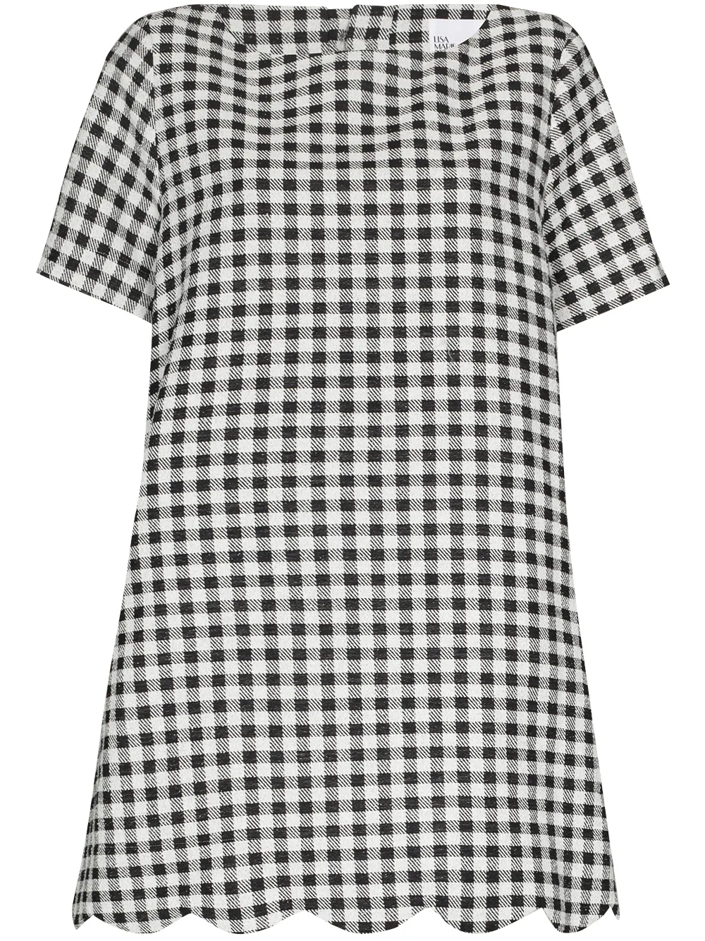 Lisa Marie Fernandez платье А-силуэта в клетку гингем