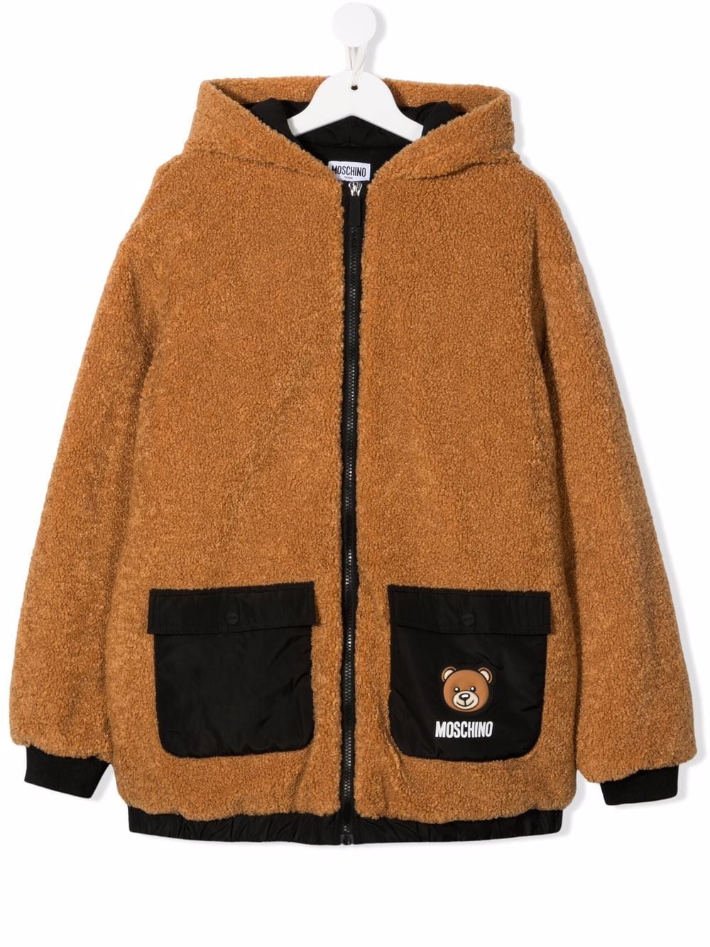 фото Moschino kids куртка с принтом toy bear