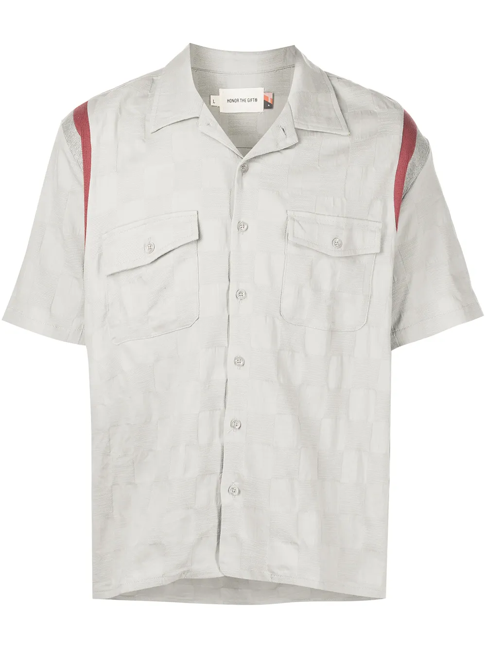 

Honor The Gift button-up short-sleeved shirt - Grey