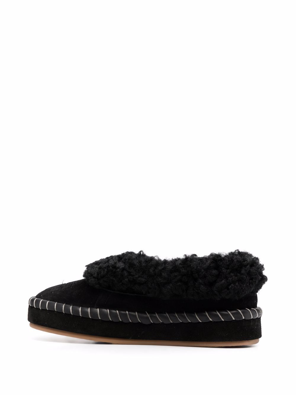 Tory burch outlet shearling slippers