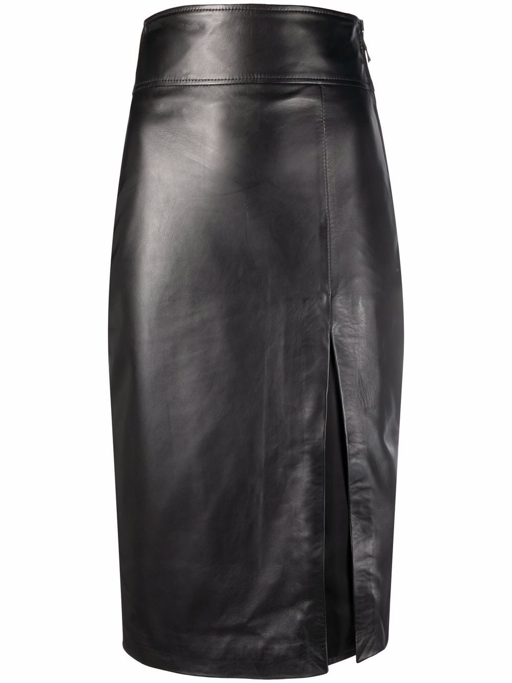 Laura leather pencil skirt