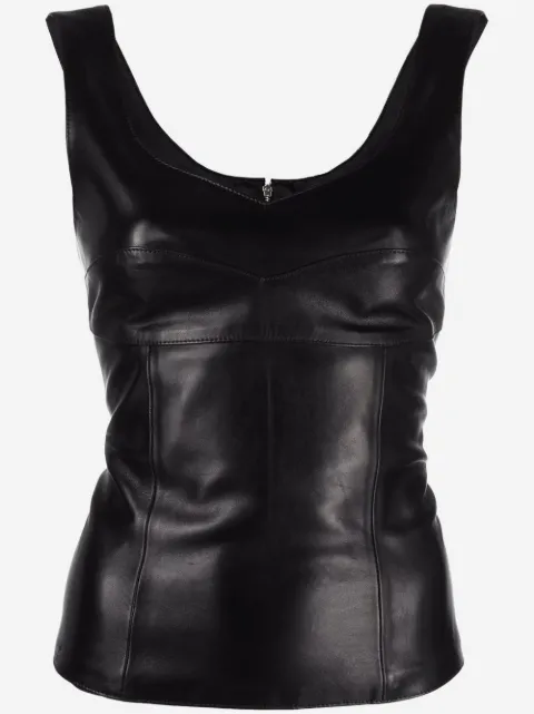Manokhi Iva leather tank top
