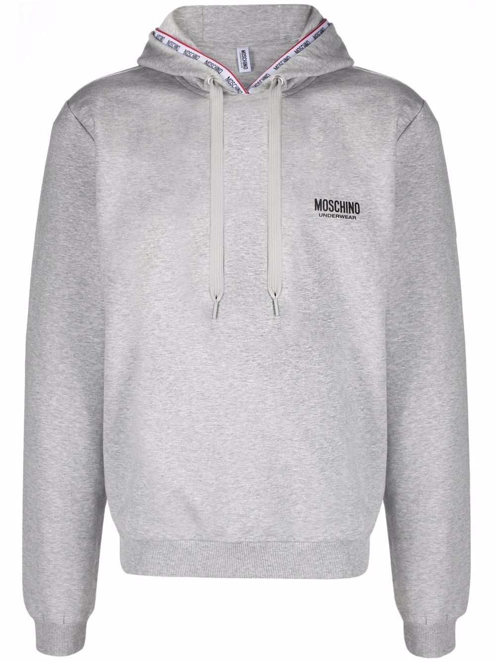 

Moschino hoodie con logo estampado - Gris