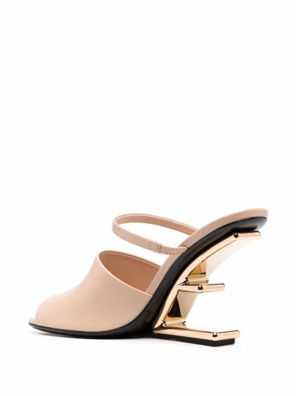 fendi mules heel