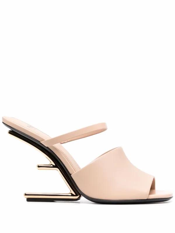 Dårlig skæbne Bordenden leje Shop Fendi First 105mm mules with Express Delivery - FARFETCH