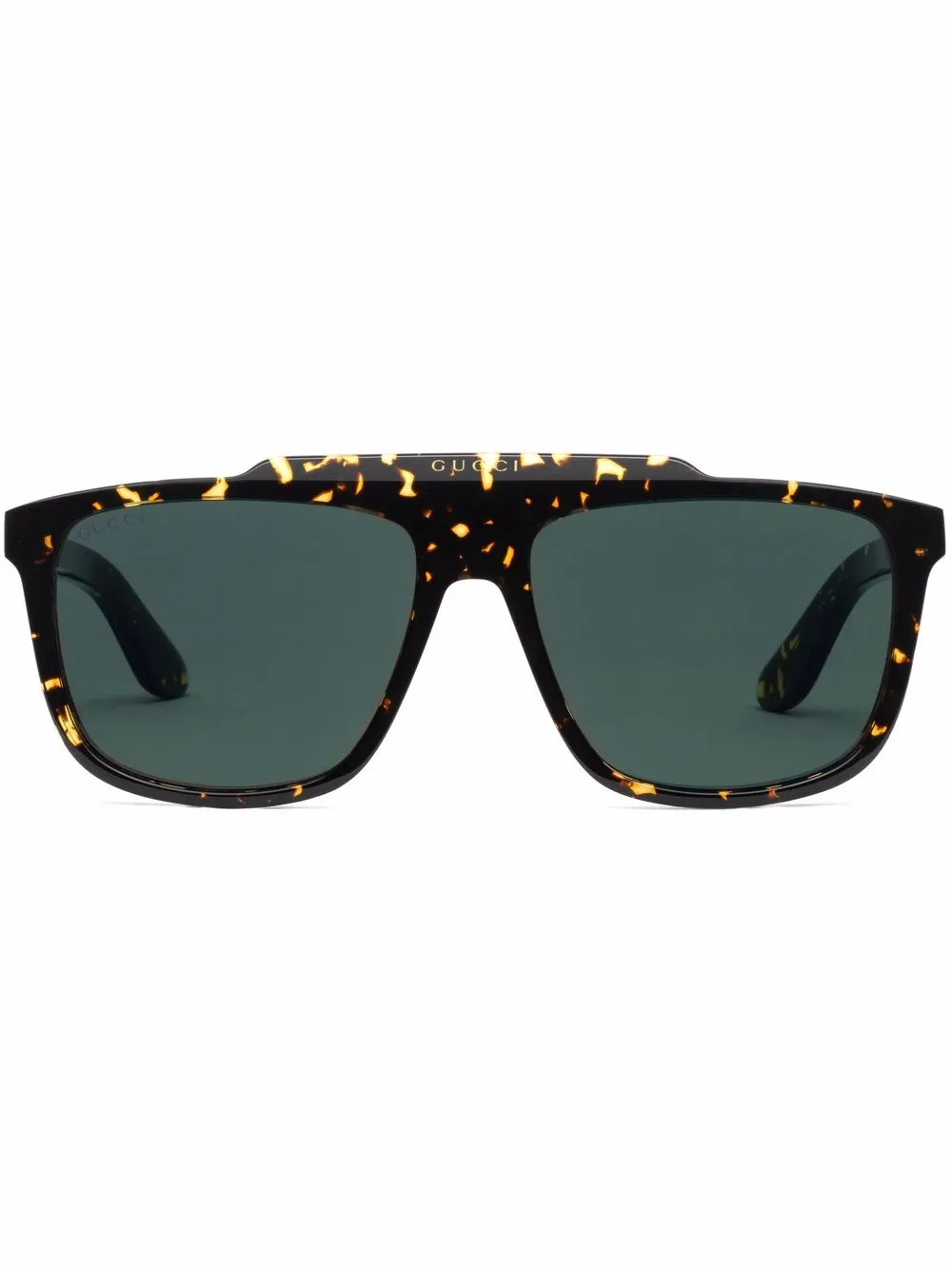 

Gucci Eyewear lentes de sol Navigator con armazón estilo piloto - Verde