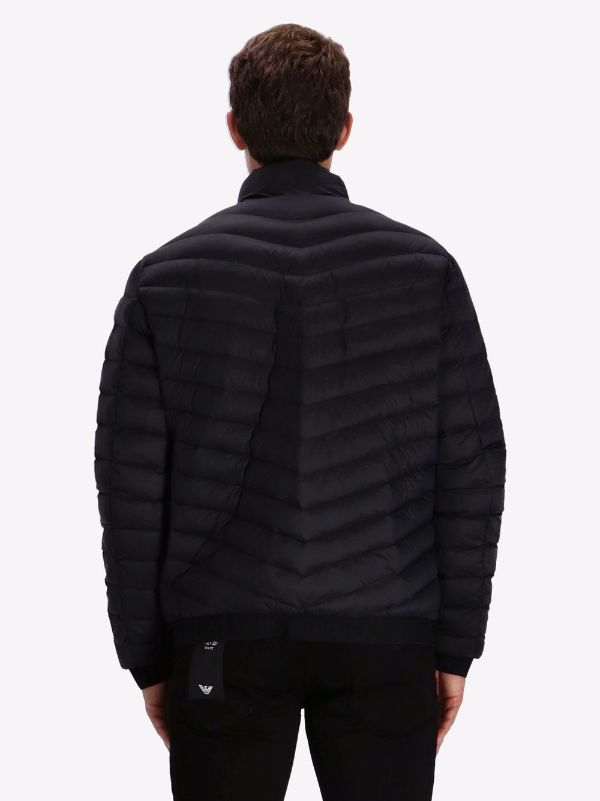 Armani Exchange Padded high-neck Jacket - Farfetch