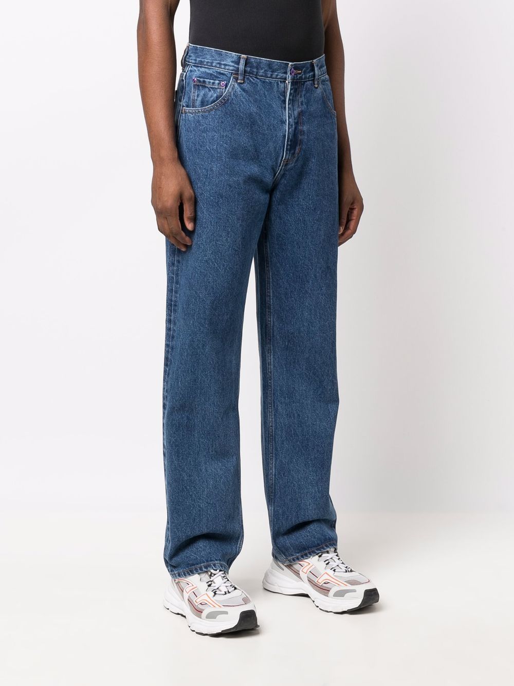 фото Perks and mini прямые джинсы с эффектом потертости