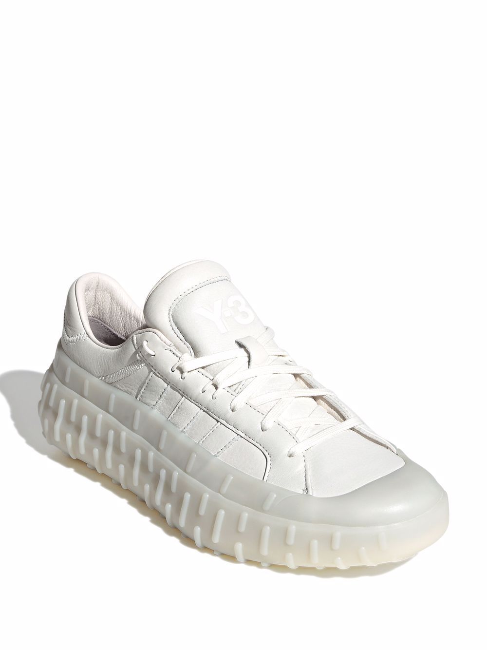 Shop Y-3 Gr.1p Low-top Lace-up Sneakers In White