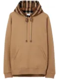 Burberry vintage-print hoodie - Brown