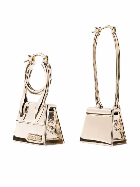 Jacquemus Les Chiquito Noeud asymmetric earrings