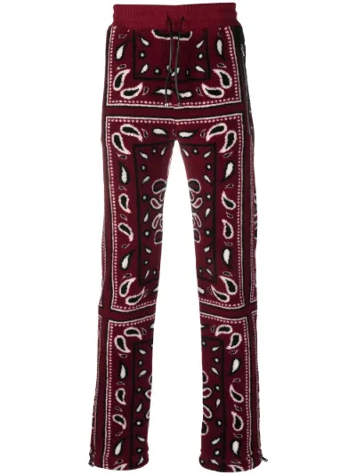 bandana print sweats