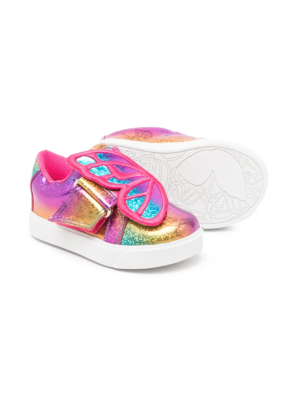фото Sophia webster mini кроссовки с вышивкой