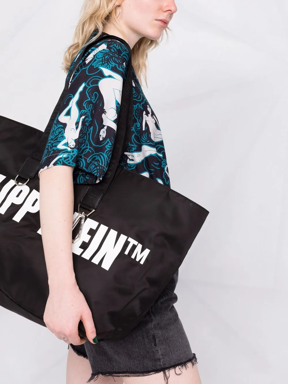 фото Philipp plein сумка-тоут с логотипом