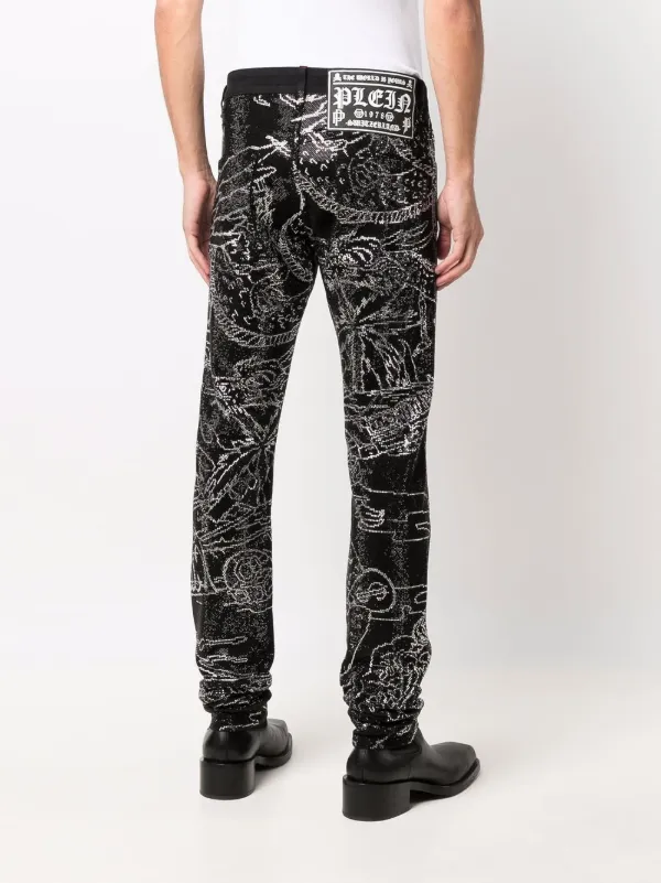 Philipp Plein Skeleton Tattoo straight 