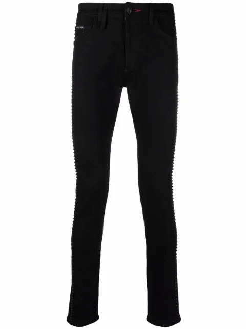Philipp Plein spike-studded skinny jeans