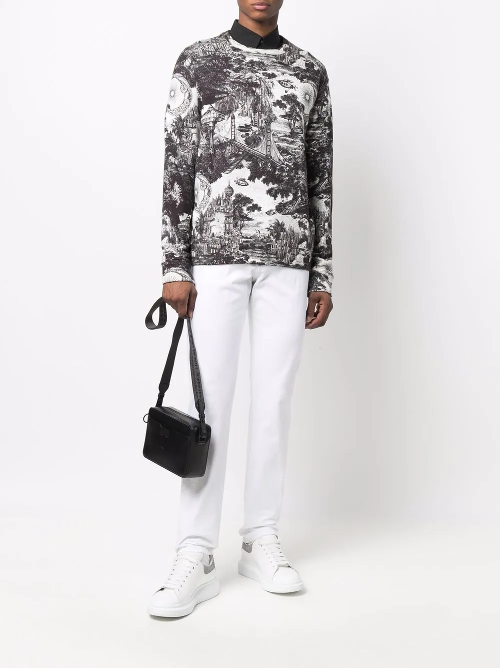 Philipp Plein Jeans dritti con vita media | Jeans taglio straight | Image 2