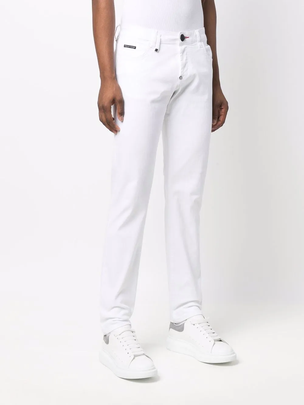 Philipp Plein Jeans dritti con vita media | Denim | Image 3
