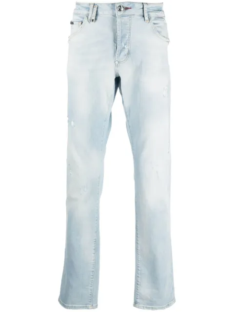 Philipp Plein Destroyed straight-leg jeans
