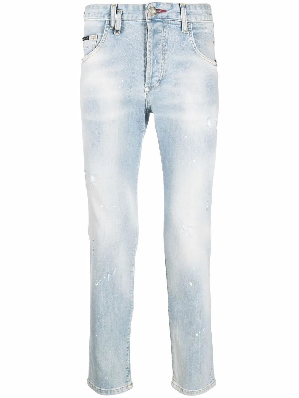 

Philipp Plein skinny jeans con bolsillos - Azul