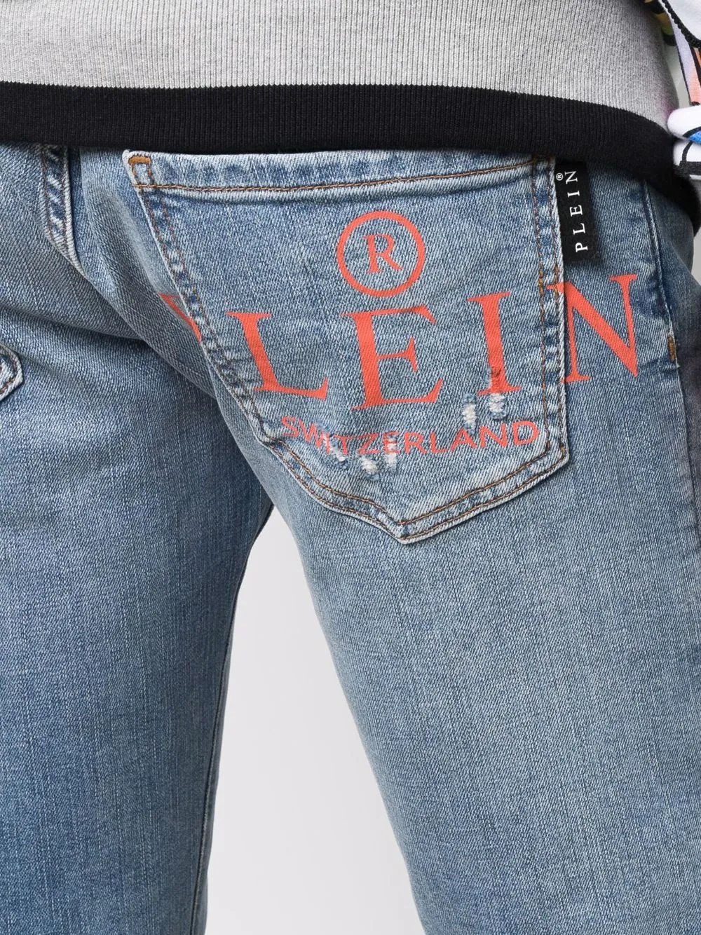 фото Philipp plein узкие джинсы с заниженной талией