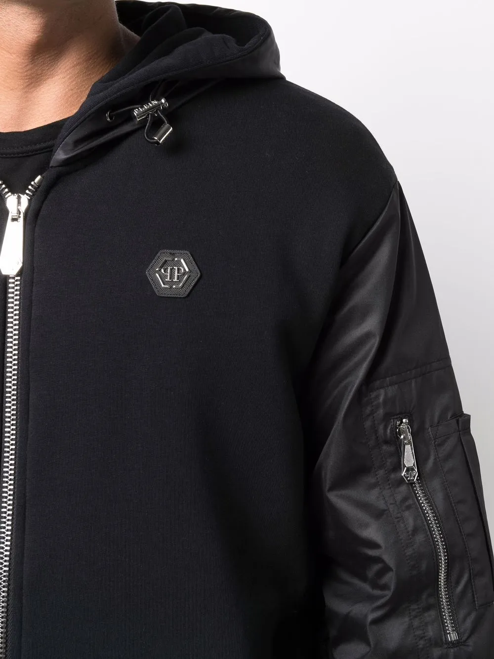 фото Philipp plein куртка iconic plein с капюшоном