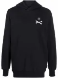 Philipp Plein skeleton-print pullover hoodie - Black