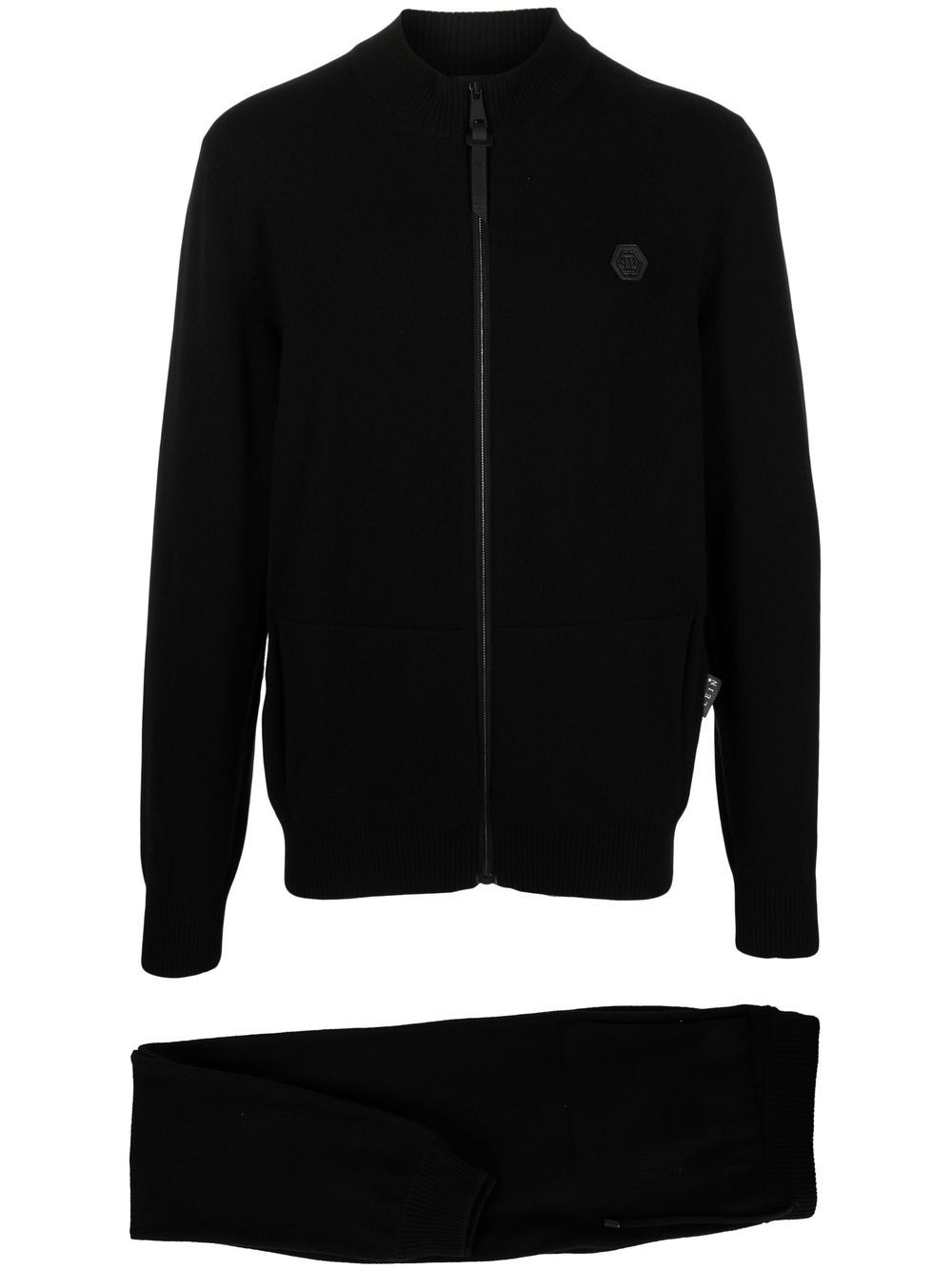 Philipp Plein logo-patch cashmere tracksuit Men