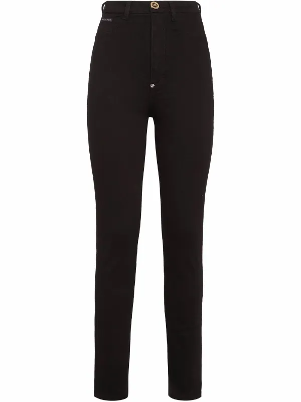 Philipp Plein skull-embroidered high 