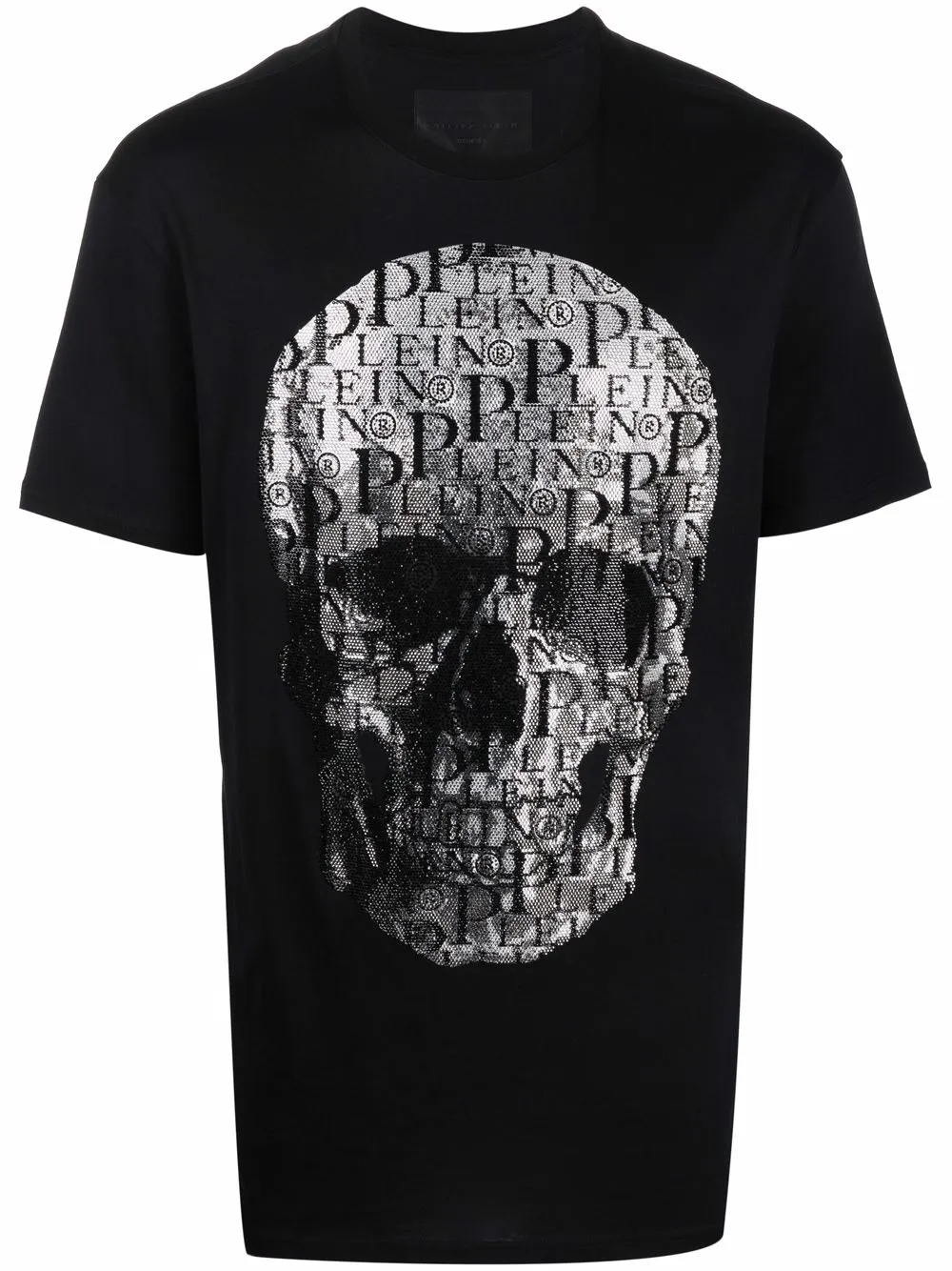 фото Philipp plein футболка с принтом skull