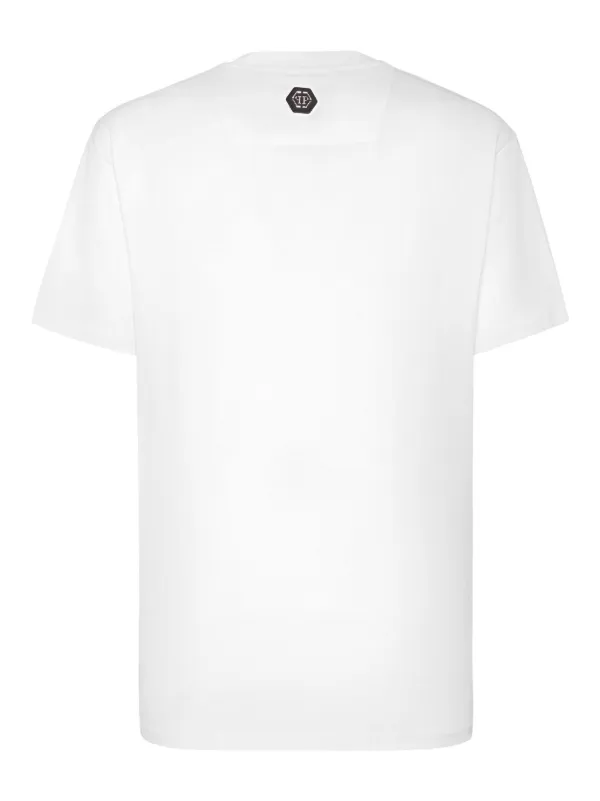 Tシャツ・カットソー PHILIPP PLEIN Men T-shirt White PAECMTK8252PJY002N 01OF T-shirt Man Fit Philipp Plein TM | Philipp Plein Outlet