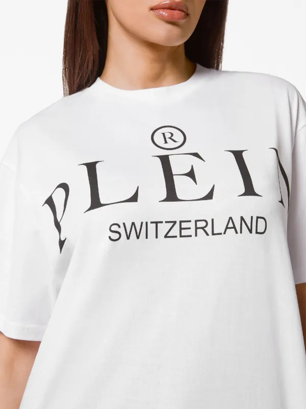 Philipp Plein logo-printed T-shirt | White | FARFETCH ID