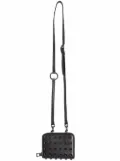 Valentino Garavani Rockstud neck-strap wallet - Black