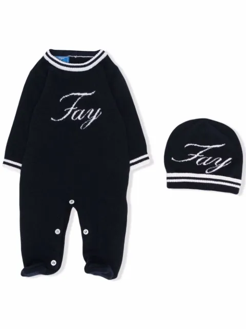 Fay Kids Set Neonato Con Logo - Farfetch
